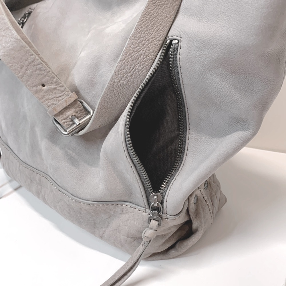 Nordstrom Multi Pocket Hobo Bag 🤍 Genuine Leather Treasure & Bond - Picture 5 of 16